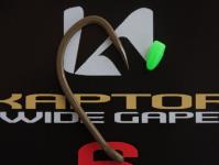 Háčky Korda kaptor wide gape 8 weed green